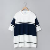 ジャガードメッシュ切替えTシャツ | coen【men】 | 詳細画像11 
