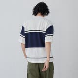 ジャガードメッシュ切替えTシャツ | coen【men】 | 詳細画像6 