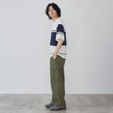 ジャガードメッシュ切替えTシャツ | coen【men】 | 詳細画像7 