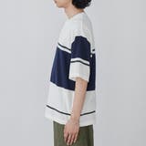 ジャガードメッシュ切替えTシャツ | coen【men】 | 詳細画像9 