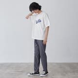 パウダーケミカルウォッシュロゴTシャツ | coen【men】 | 詳細画像3 