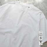 WHITE | 【WELLTECT】ワンポイント刺繍Tシャツ | coen【men】