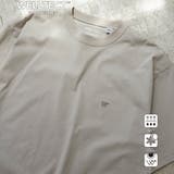 LT.GRAY | 【WELLTECT】ワンポイント刺繍Tシャツ | coen【men】
