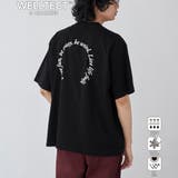 BLACK | 【WELLTECT】サークルロゴバックプリントTシャツ | coen【men】