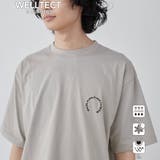 LT.GRAY | 【WELLTECT】サークルロゴバックプリントTシャツ | coen【men】