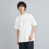 USAコットンワンポイントベア刺繍Tシャツ | coen【men】 | 詳細画像3