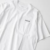WHITE | USAコットンコーエンロゴ刺繍Tシャツ | coen【men】