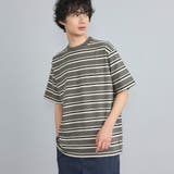 USAコットンマルチボーダーTシャツ | coen【men】 | 詳細画像1 