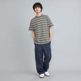 USAコットンマルチボーダーTシャツ | coen【men】 | 詳細画像10 