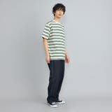 USAコットンマルチボーダーTシャツ | coen【men】 | 詳細画像6 