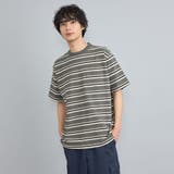 USAコットンマルチボーダーTシャツ | coen【men】 | 詳細画像9 