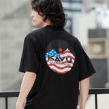 BLACK | KAVU（カブー）別注USAロゴTシャツ | coen【men】