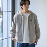BEIGE | DISCUS（ディスカス）別注裏ボアジップアップパーカー | coen【men】