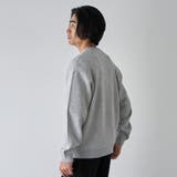 微配色ダブルフェイス スウェットライク クルーネックニット | coen【men】 | 詳細画像11 