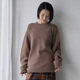 微配色ダブルフェイス スウェットライク クルーネックニット | coen【men】 | 詳細画像17 