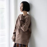 微配色ダブルフェイス スウェットライク クルーネックニット | coen【men】 | 詳細画像18 