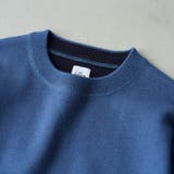 微配色ダブルフェイス スウェットライク クルーネックニット | coen【men】 | 詳細画像25 
