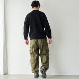 微配色ダブルフェイス スウェットライク クルーネックニット | coen【men】 | 詳細画像3 