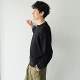 微配色ダブルフェイス スウェットライク クルーネックニット | coen【men】 | 詳細画像5 