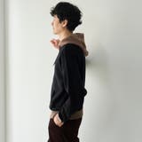 スウェットライクプルーオーバーニットパーカー | coen【men】 | 詳細画像14 