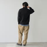 【WEB限定】POLO BCS ハーフジップスタンドカラーニット | coen【men】 | 詳細画像3 