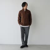 【WEB限定】POLO BCS ハーフジップスタンドカラーニット | coen【men】 | 詳細画像8 