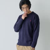 【WEB限定】POLO BCS ガゼットステッチクルーネックニット | coen【men】 | 詳細画像1 