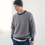 NAVY | ショートフェザーニットプルオーバー | coen【men】