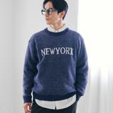 ショートフェザーニットロゴプルオーバー | coen【men】 | 詳細画像1 