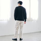 ショートフェザーニットロゴプルオーバー | coen【men】 | 詳細画像12 