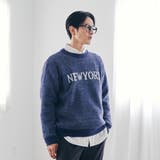 ショートフェザーニットロゴプルオーバー | coen【men】 | 詳細画像33 