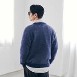 ショートフェザーニットロゴプルオーバー | coen【men】 | 詳細画像34 