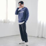 ショートフェザーニットロゴプルオーバー | coen【men】 | 詳細画像37 