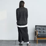 ショートフェザーニットロゴプルオーバー | coen【men】 | 詳細画像6 