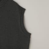 コットンライク ニットベスト | coen【men】 | 詳細画像4 