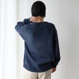 ドッグジャガードスウェットライクニット【NAVY】 | coen【men】 | 詳細画像7 