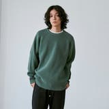 ポリウーリークルーネックルーズニット | coen【men】 | 詳細画像10 
