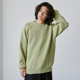 ポリウーリークルーネックルーズニット | coen【men】 | 詳細画像11 