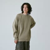 ポリウーリークルーネックルーズニット | coen【men】 | 詳細画像18 