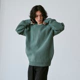 ポリウーリークルーネックルーズニット | coen【men】 | 詳細画像21 