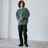 ポリウーリークルーネックルーズニット | coen【men】 | 詳細画像22 