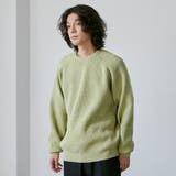 ポリウーリークルーネックルーズニット | coen【men】 | 詳細画像24 