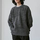 ポリウーリークルーネックルーズニット | coen【men】 | 詳細画像26 