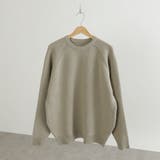 ポリウーリークルーネックルーズニット | coen【men】 | 詳細画像30 