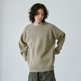 ポリウーリークルーネックルーズニット | coen【men】 | 詳細画像5 