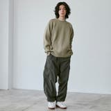 ポリウーリークルーネックルーズニット | coen【men】 | 詳細画像6 