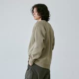 ポリウーリークルーネックルーズニット | coen【men】 | 詳細画像7 