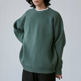 OLIVE | ポリウーリークルーネックルーズニット | coen【men】