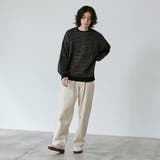 バーズアイクルーネックルーズニット | coen【men】 | 詳細画像15 