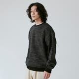 バーズアイクルーネックルーズニット | coen【men】 | 詳細画像16 